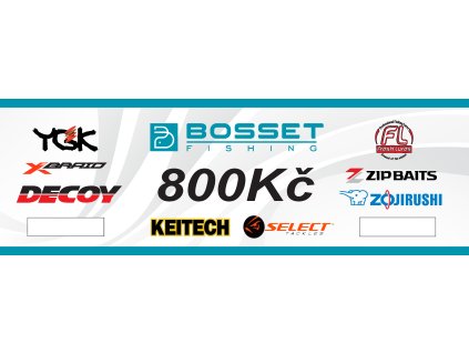 Bosset darkovy poukaz 800Kc