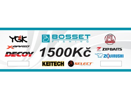 Bosset darkovy poukaz 1500Kc