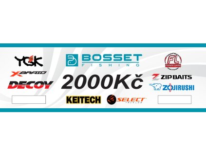 Bosset darkovy poukaz 2000Kc