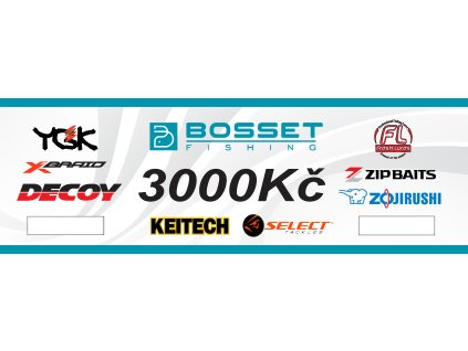 Bosset darkovy poukaz 3000Kc