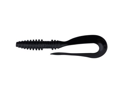 Soft lure Keitech Mad Wag Mini 2,5" 6,3cm Black 001S (12ks)