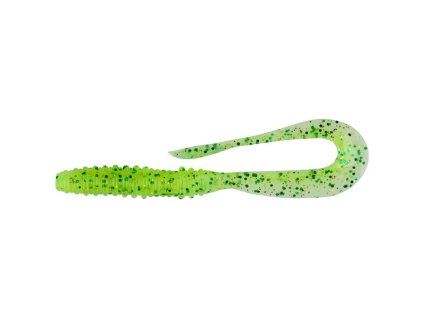 Soft lure Keitech Mad Wag Mini 2,5" 6,3cm Lime Chartreuse (12ks)