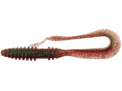 Soft lure Keitech Mad Wag Mini 2,5" 6,3cm Plum Green Flk. 302S (12ks)