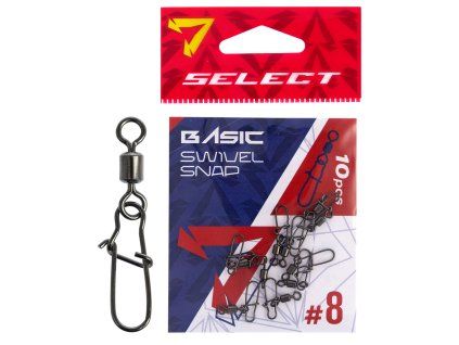 Obratlík se sponou  Basic Swivel Snap #8 (10 ks/balení)