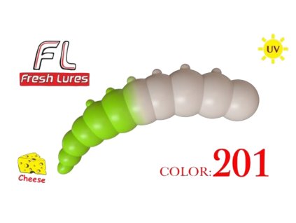 Gumová nástraha Fresh Lures Junior 1.2" #201 UV (14ks)
