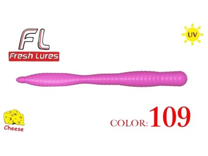 Gumová nástraha Fresh Lures FlatWorm 3.1" #109 UV (7ks)