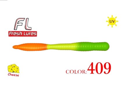 Gumová nástraha Fresh Lures FlatWorm 3.1" #409 UV (7ks)
