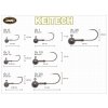 287740 4 jigova hlavicka keitech tungsten super round jig head 0 9g vel 1 5ks