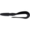 Gumová nástraha Keitech Mad Wag Mini 2,5" 6,3cm Black 001S (12ks)