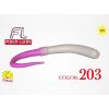 Gumová nástraha Fresh Lures FlipWorm 3.1" #203 UV (10ks)
