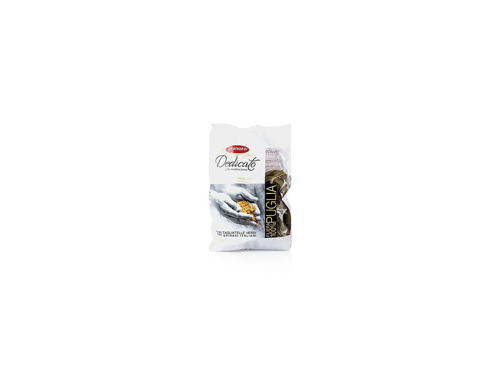 Granoro dedicato tagliatelle Nidi Spinaci, No.80, hnízda tagliatelle, 500 g