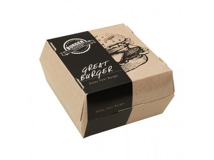 Krabička na hamburger Burger concept