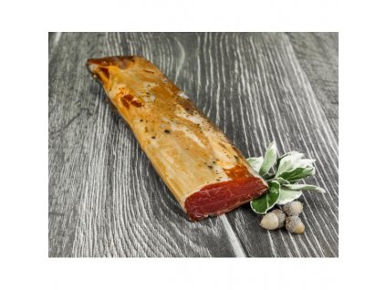 724107 [Výhodné nabídky] Pršuto divočák karé z Pršutérie Chovaneček 1 x cca 500 g, cena je uvedena za 1 kg