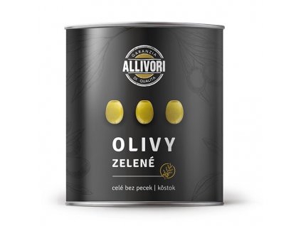 Olivy zelené bez pecky Allivori 3 kg