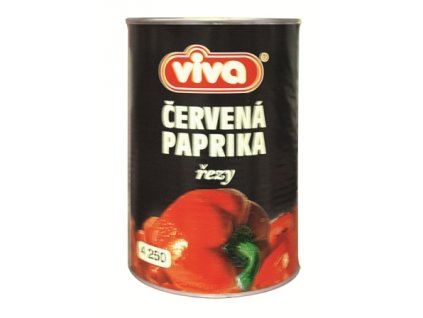 Paprika červená řezaná - plech