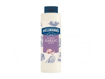 Česnekový dressing s kousky česneku Hellmann’s