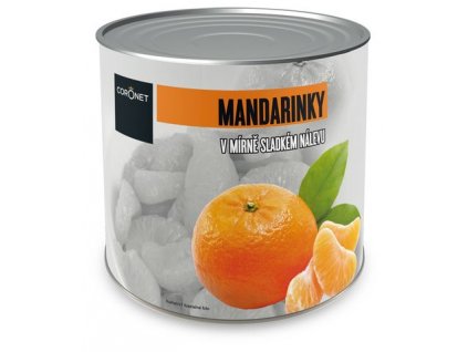 Mandarinky dílky Coronet 2650 ml