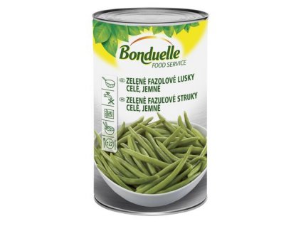 Fazolové lusky zelené jemné - celé Bonduelle 4000 g