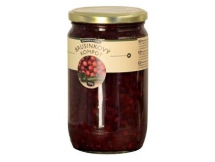Kompot z lesních brusinek, 740 g