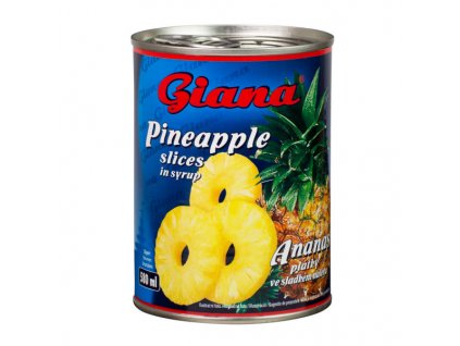 Ananas plátky 12 x 580 ml