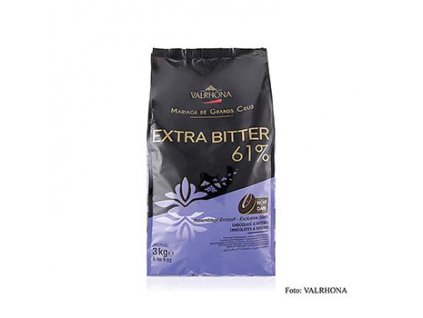 Extra Bitter, dunkle Couverture als Callets, 61% Kakao, 3 kg