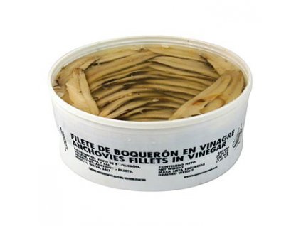 Eingelegte Sardellenfilets in Essiglake, weiß, 700 g