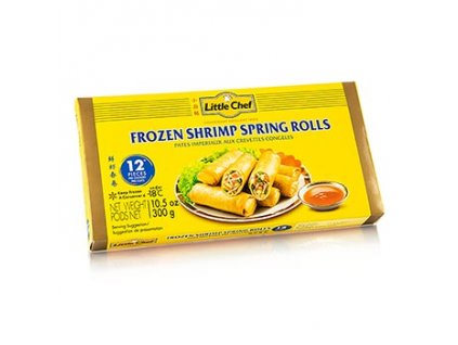 Frühlingsrollen "Shrimps", klein, mit Fisch- und Surimifüllung,12 x 25 g , TK, 300 g