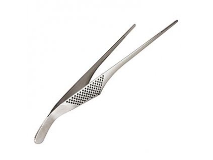 Global GS-28 Lange Pinzette - Kochpinzette, 30cm, Edelstahl-gepunktet, St