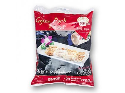 Gyoza - Teigtaschen mit Schweinefleischfüllung, 25 x 30g, TK, 750 g