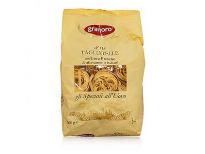 Granoro Tagliatelle Ei & Nidi, 6mm ,Bandnudelnester No.116, 500 g