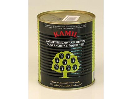 Schwarze Oliven, ohne Kern (geschwärzt), 850 g