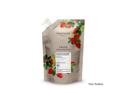 Pyré - jahodové, s cukrem, 1 kg