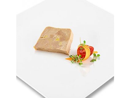 Entenleberblock mit Stücken, Trapez Halbkonserve, 98% Foie Gras, Rougié, 180 g