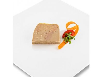 Gänseleberblock mit Stücken, Trapez Halbkonserve, 98% Foie Gras, Rougié, 180 g