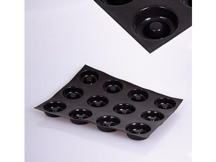 Flexipan Matte 40x30cm, 12 Savarins, ř 70mm, 23mm tief, 65ml, No.2476, St
