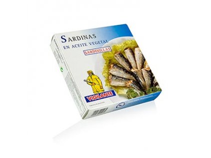 Sardinen, mit Haut und Gräten in Pflanzenöl, ca. 20-30 St, 275 g