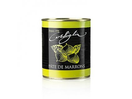 Maronen Paste, mit Vanille, fest & süß (gelbe Dose), von Corsiglia Facor, 1 kg