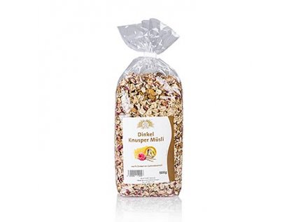 Dinkel Knusper Müsli, von der Blattert Mühle, 500 g
