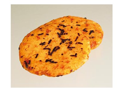 Reiscracker - Bin Bin Rice Crackers, ř ca. 7cm, mit Seetang und Soja gewürzt, 135 g