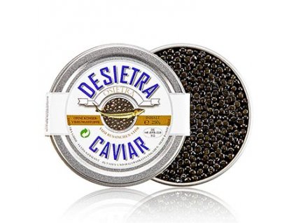 Desietra Superior Kaviar Malossol - Osietra Aquakultur,ohne Konservierungsmittel, 250 g