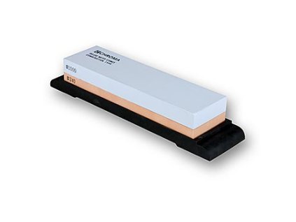 Chroma ST-1800 S Schleifstein, Körnung 1000/240, mit Halterung, 180x50x28mm, St