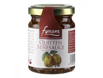 Furore - Quitten-Senf-Sauce, mit Sesam, 180 g