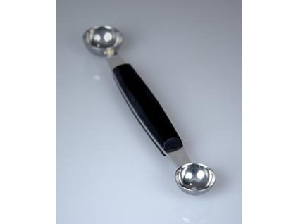 Kugelausstecher beidseitig, Parisienne-Ausstecher, 16,5cm lang, ř 22 + ř 25mm, St