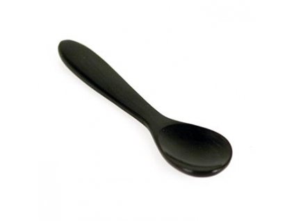 Kaviar-Horn-Löffel, Büffel, schwarzbraun, St
