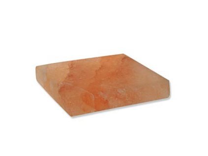 Pakistanisches Kristallsalz, Servierstein, ca. 20x20x4 cm, St