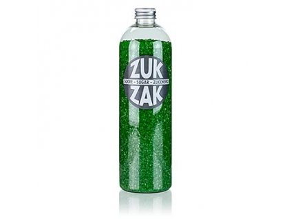 Farbiger Kristallzucker - ZUK ZAK, grün, 450 g