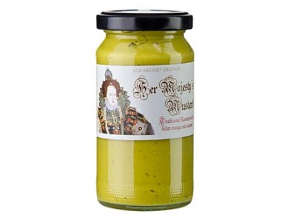 Kornmayer - Her Majesty´s Senf, mit Bitterorange und Karamell, 210 ml
