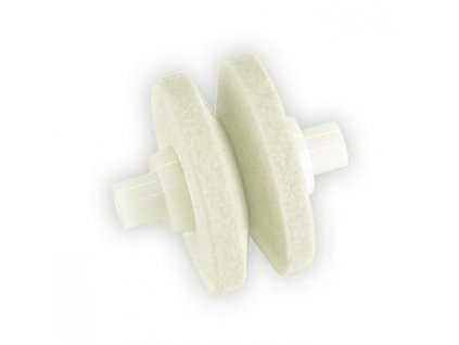 Ersatzsteinrolle Keramik 557, für Mino Sharp 550/BR, weiß, fein, St