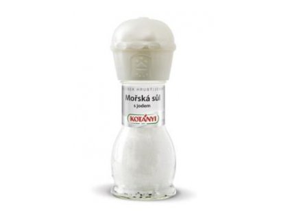 Mlýnek mořská sůl s jódem  Kotányi 4 x 92 g
