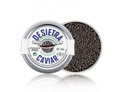 Desietra Imperial Kaviar Malossol - Baeri Störkaviar aus Aquakultur, 125 g